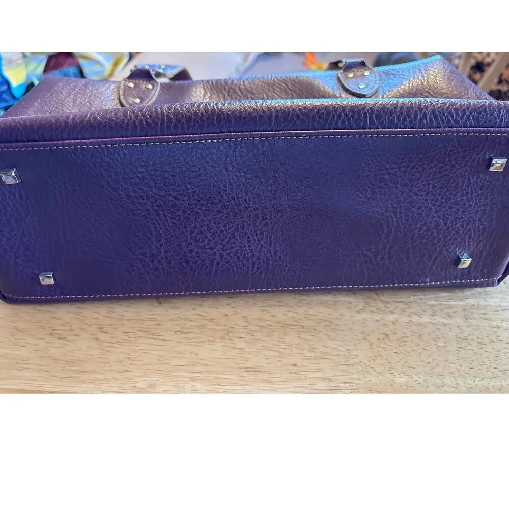 Purple Mat & Nat Satchel Purse